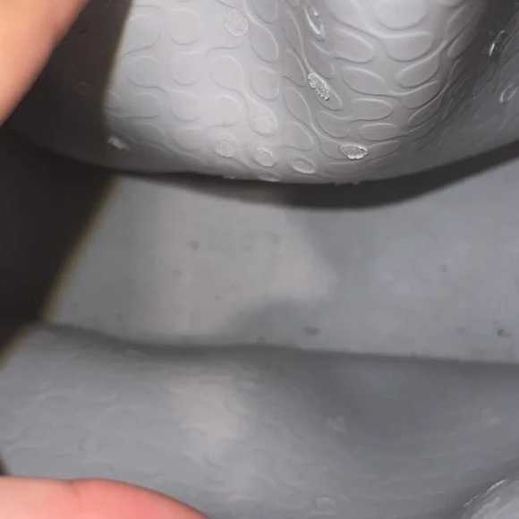 Petite Jolie gray and orange jelly recycled plastic bag - Picture 2 of 3